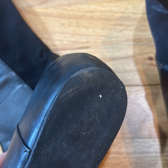 Stuart weitzman black leather wedge boot - Picture 8 of 15